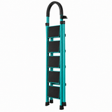 Scara Pliabila cu 5 Trepte Late, At Performance, Metalica, Maxim 150 Kg, Picioare Antialunecare