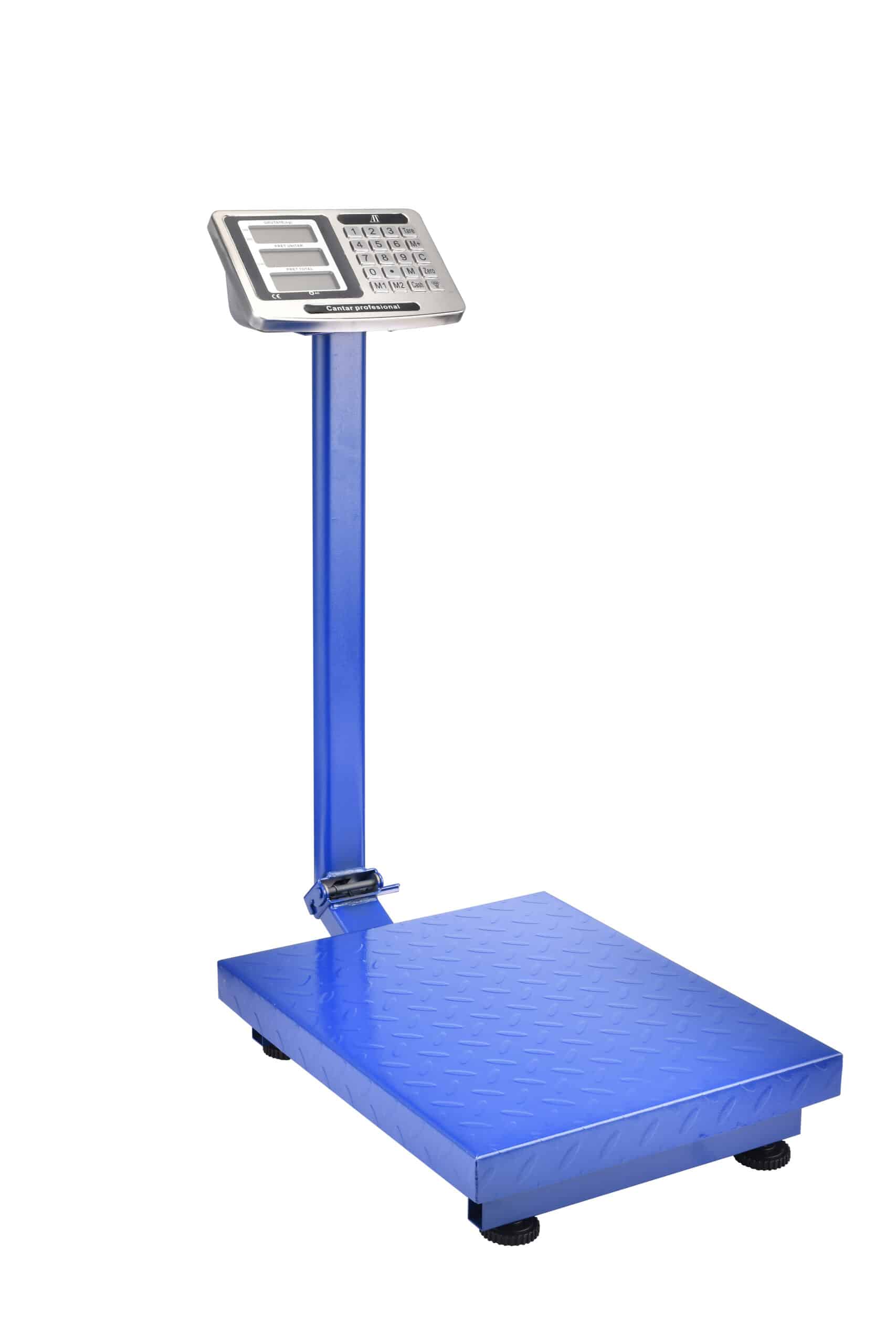 Cantar Electronic At Performance, cu Platforma, 500 kg, Brat Rabatabil Si Cu Afisaj LCD, Butoane din inox