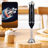Blender Vertical De Mână Haley HY-1131, 1500W, 2 Viteze, Funcție Pulse, Lame Și Tijă Din Oțel Inoxidabil