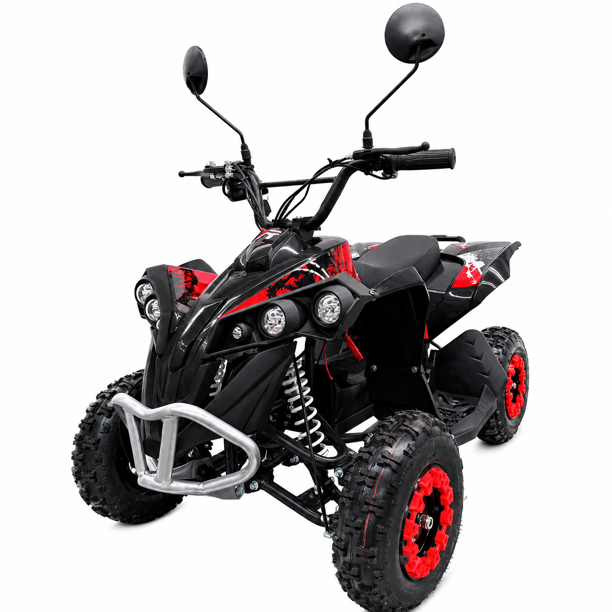 ATV Electric pentru Copii AT PERFORMANCE® 800W, 36V 12Ah, Viteză 30 km/h, Autonomie 15 km, Suspensie Față-Spate, Frână pe Disc, Roți 6 Inch