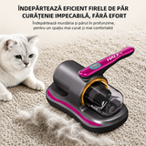 Aspirator Antiacarieni HALEY® HY-1936, 500W, 8000Pa, Baterie 1500mAh, USB Type-C, Funcție Antibacteriană
