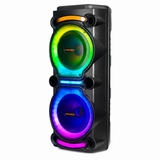 Boxă Portabilă Karaoke Sing-e ZQS8212, 40W, 2 x 12", Microfon Wireless Inclus, Bluetooth, LED RGB, Acumulator 3600mAh, Telecomandă