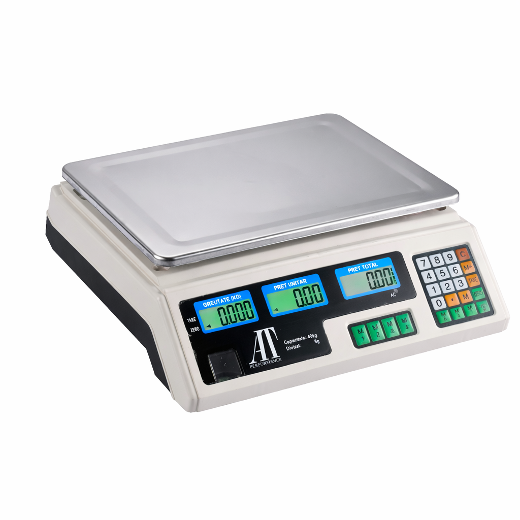 Cantar Electronic At Performance, 40 kg, Cu Afisaj LCD
