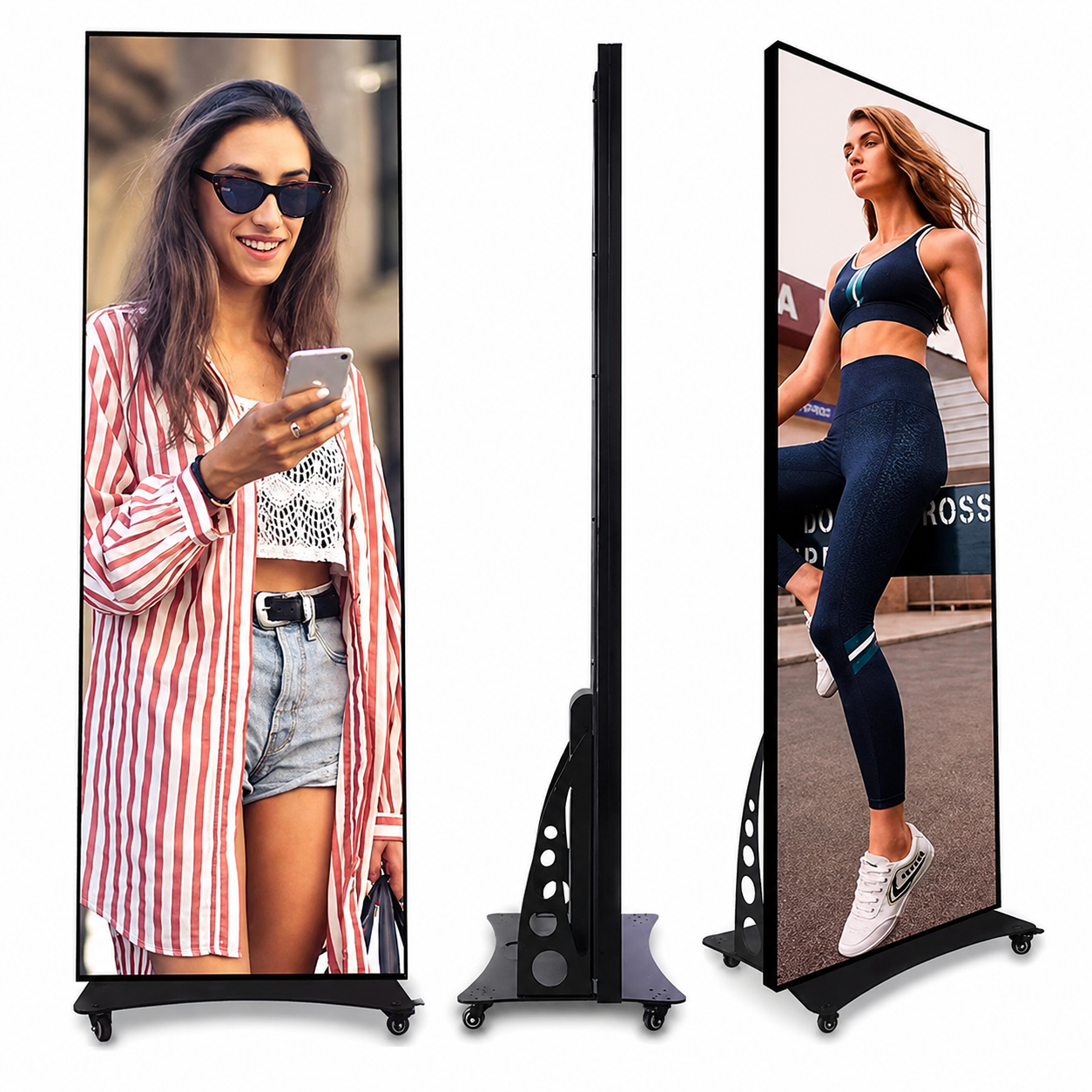 Ecran LED Publicitar Profesional Indoor P2.5, 192 × 64 cm, Rezoluție 768 × 256 px, WiFi, USB și LAN, Afișare Video, Imagini și Text