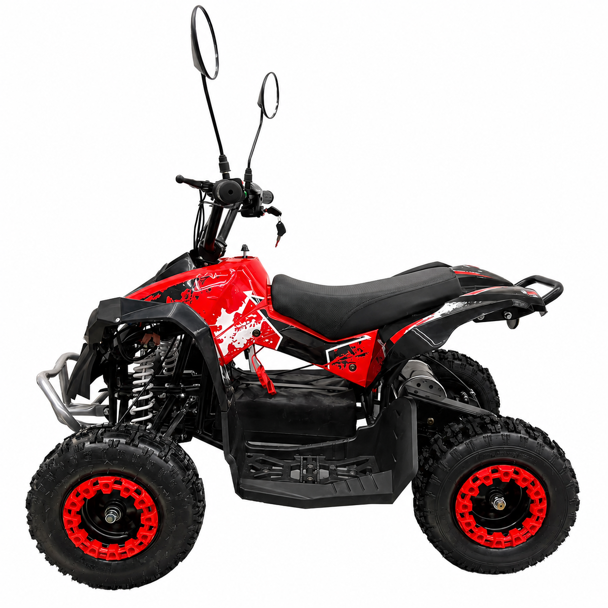 ATV Electric pentru Copii AT PERFORMANCE® 800W, 36V 12Ah, Viteză 30 km/h, Autonomie 15 km, Suspensie Față-Spate, Frână pe Disc, Roți 6 Inch