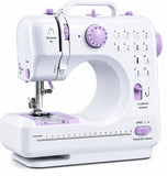 Mașină de Cusut Electrică Portabilă YASM-505A – 12 Programe de Cusătură, Pedală, Iluminare LED, Viteză Reglabilă, Funcție Marșarier, Accesorii Complete