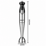 Blender Vertical HALEY HY-1110, 1600W, 2 Viteze, Motor DC, Lame din Oțel Inoxidabil, Protecție Anti-Stropire, Picior Detașabil