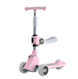 Trotineta 3 In 1, At Performance, Pentru Copii, Ghidon Reglabil Pe Inaltime, Imbunatatit, Scaun Detasabil, 3 Roti Led, Punte Antialunecare, Albastru