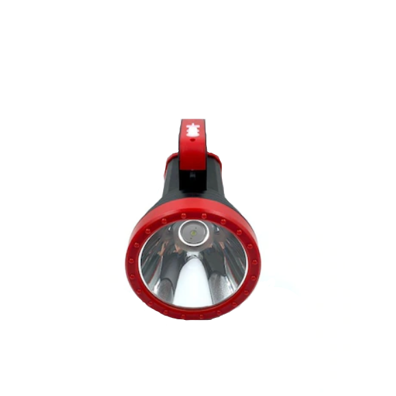 Lanterna TD-3900 cu LED 300 W, acumulator integrat, culoare negru/rosu