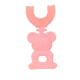 Periuta de Dinti Circulara U-shape, pentru Copii 3-12 ani, Koala, Roz