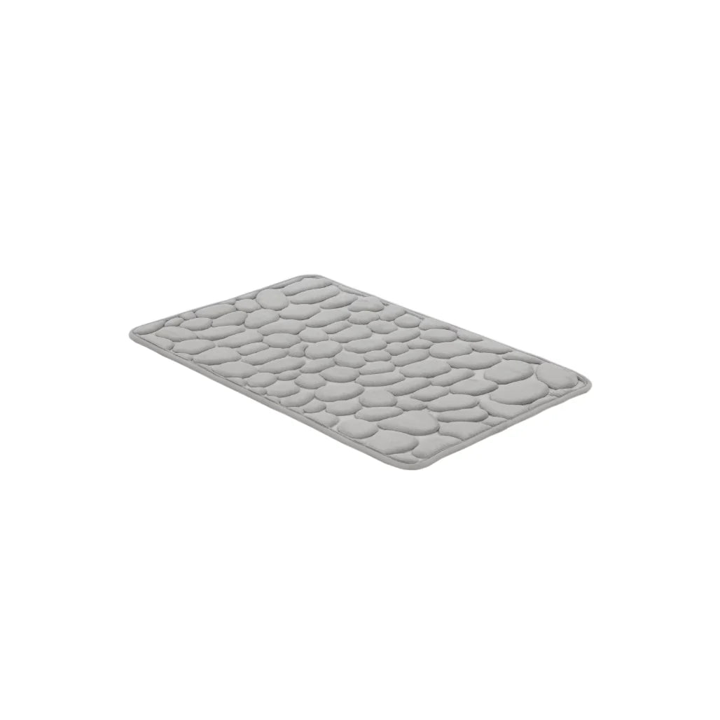 Covor baie, AT PERFORMANCE®, 100% poliester, 38X60 cm, Gri deschis