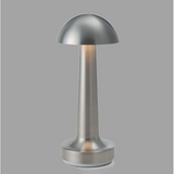 Lampa de birou, At Performance, portabila ciupercuta, 22 cm, Agintie