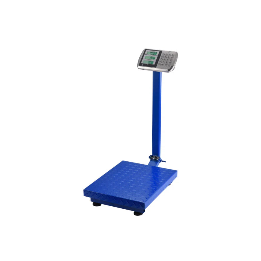 Cantar Electronic, AT PERFORMANCE®, cu Platforma, 350 kg, Brat Rabatabil Si Cu Afisaj LCD, Butoane din inox