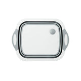 Tocator 3 in 1, tocator, cos depozitare, vas pentru spalare, pliabil, 40x30 cm