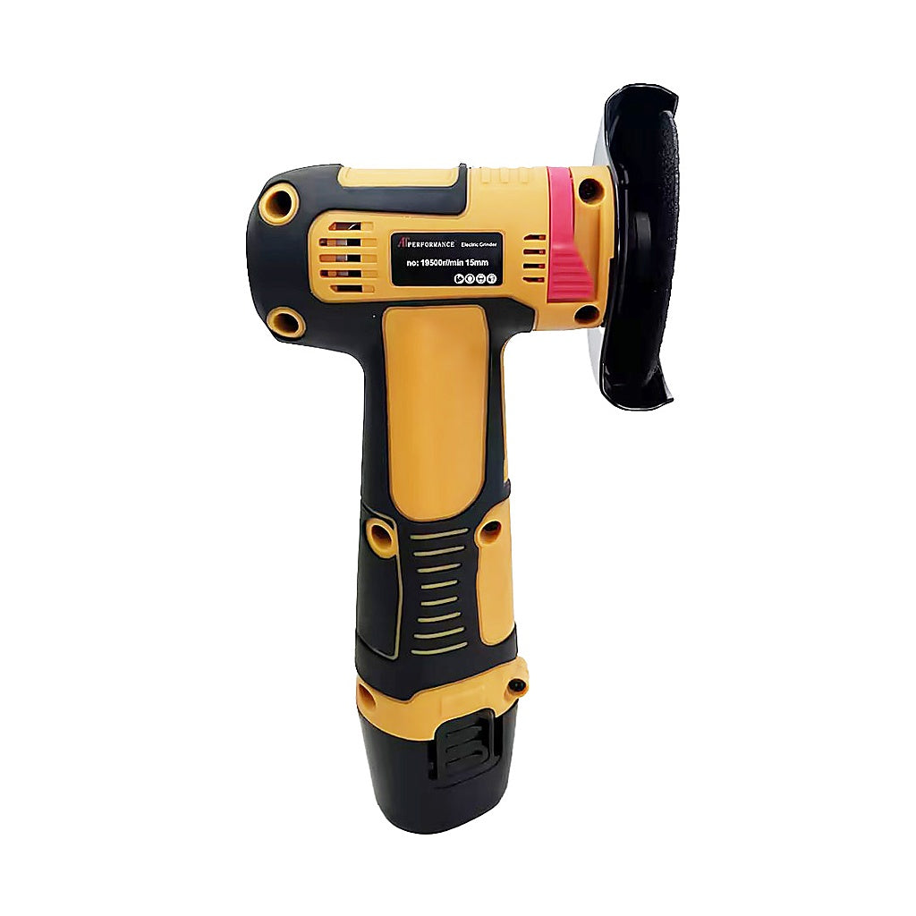 Mini Polizor Flex Unghiular Portabil, AT PERFORMANCE®, 2 acumulatori 12V, 750W, 1500 mAh, 19500 rpm, 6 discuri 76 mm, Autonomie Mare