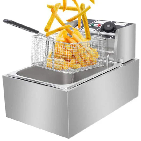Friteuza Electrică Profesională din Inox AT-Performance – Putere 2500W, 6L