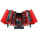 Trusă Scule 85 Piese AT PERFORMANCE®, Cutie Metalică, Uz Hobby