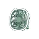 Ventilator AT PERFORMANCE® de Camping Reîncărcabil USB cu Cârlig Pliabil, LED, 3 Viteze, 180° – Portabil și Multifuncțional